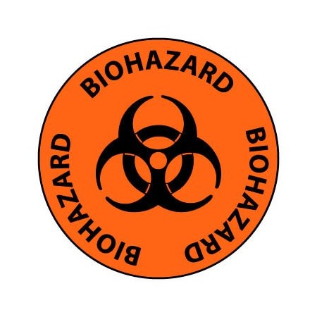 National Marker Co Walk On Floor Sign - Biohazard WFS2